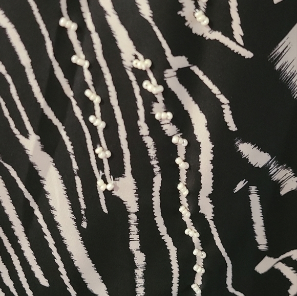 Silky maxi zebra dress - Picture 2 of 5